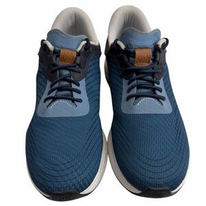 Johnston & Murphy‎ Activate Knit Hybrid Sneakers Men’s 9.5M Blue Leather Trim